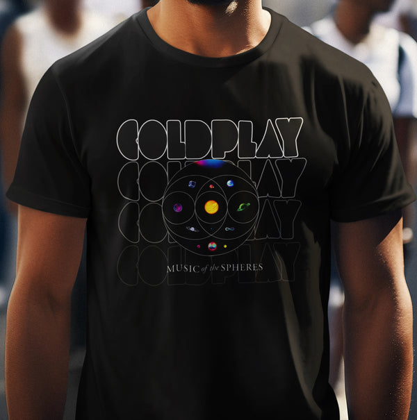 Coldplay 2025 - Music of the Spheres concert  T-Shirt