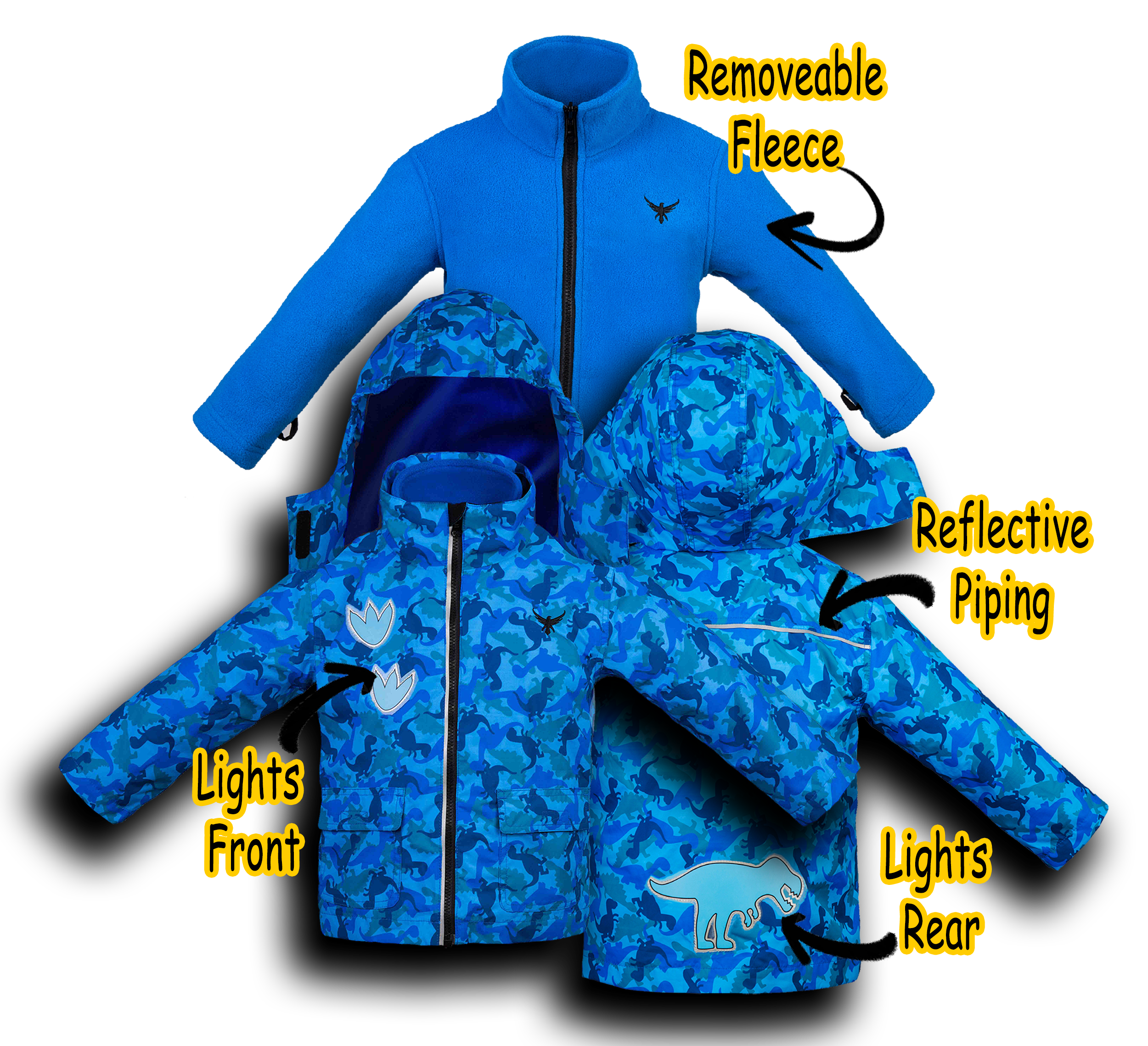 LumiCoat™ with removeable inner-fleece
